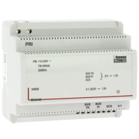 Alimentatore 6 DIN per sistema audio e video a 2 fili Alimentatore 6 DIN per sistema audio e video a 2 fili 346050
